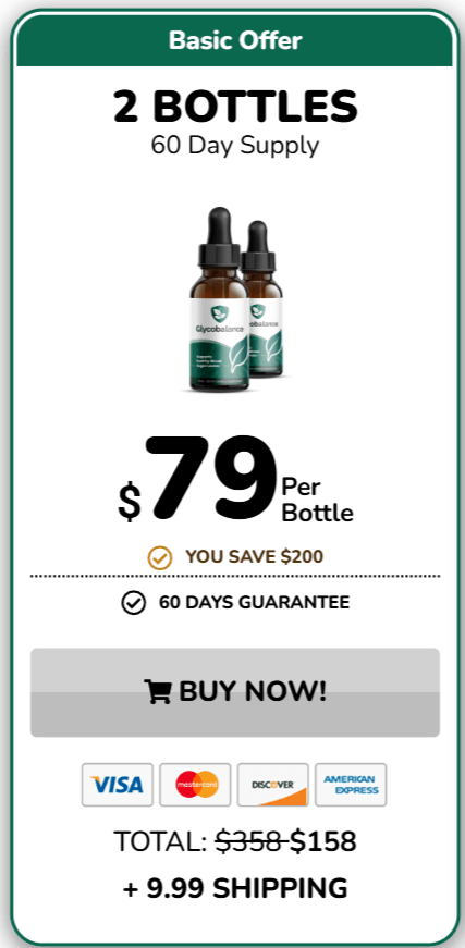 GlycoBalance®  buy now 2bottle